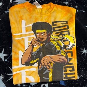 Yellow Graphic Anime T-Shirt